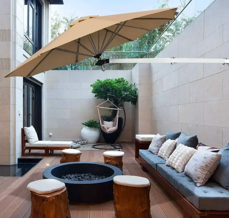 8 Best Umbrellas For A Small Balcony, Pillow Perfect Patio Umbrellas